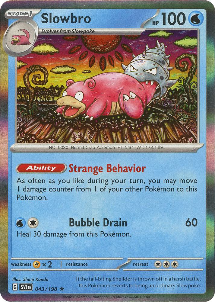 Slowbro Rare SV01: Scarlet & Violet Base Set 043/198 NM