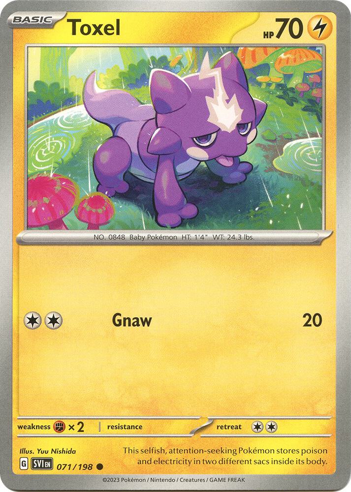 Toxel Common SV01: Scarlet & Violet Base Set 071/198 NM