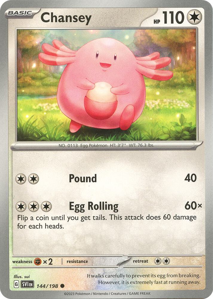 Chansey Common SV01: Scarlet & Violet Base Set 144/198 NM