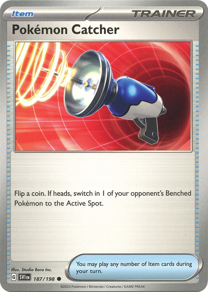 Pokemon Catcher Common SV01: Scarlet & Violet Base Set 187/198 NM