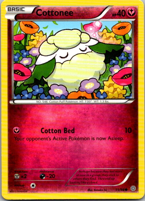 Cottonee Common XY - Ancient Origins 55/98 NM