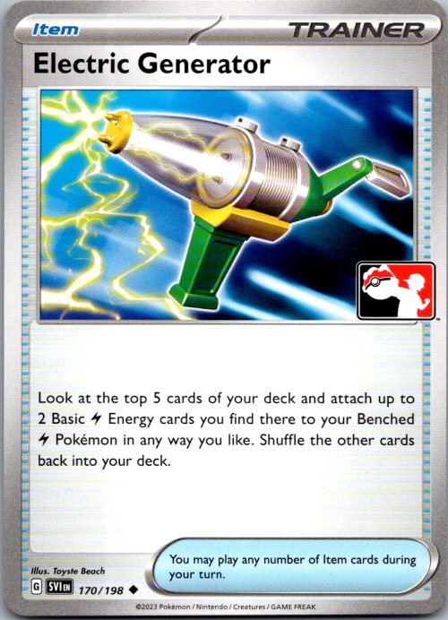 Electric Generator Uncommon Prize Pack Series Cards 170/198 NM
