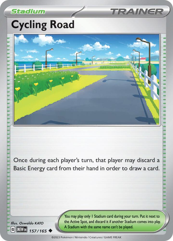 Cycling Road Uncommon SV: Scarlet & Violet 151 157/165 NM