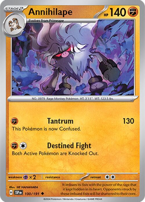 Annihilape Uncommon SV08: Surging Sparks 100/191 NM