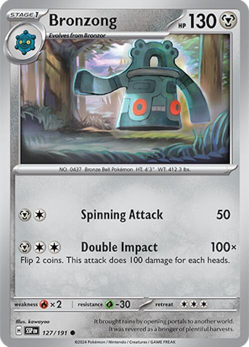 Bronzong Common SV08: Surging Sparks 127/191 NM