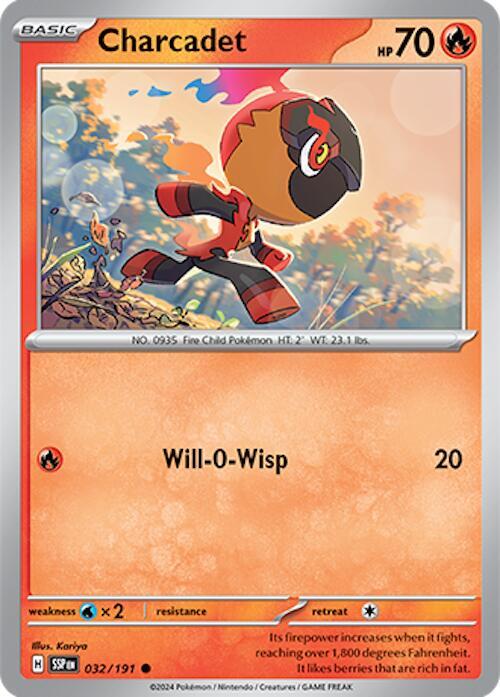 Charcadet - 032/191 Common SV08: Surging Sparks 032/191 NM