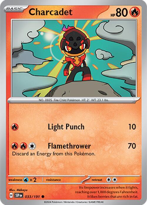 Charcadet - 033/191 Common SV08: Surging Sparks 033/191 NM