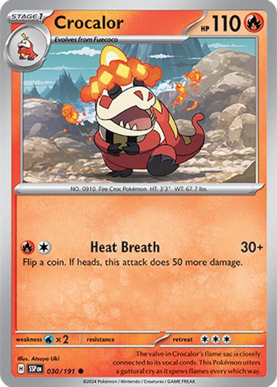 Crocalor Common SV08: Surging Sparks 030/191 NM