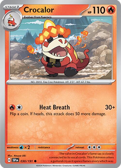 Crocalor Common SV08: Surging Sparks 030/191 NM