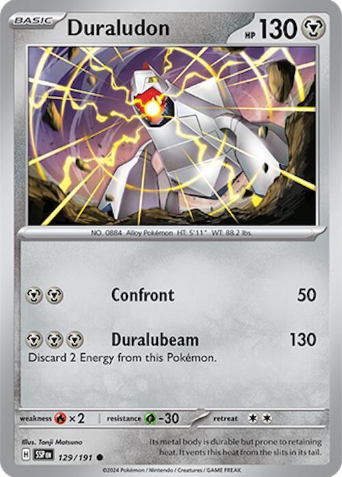 Duraludon Common SV08: Surging Sparks 129/191 NM