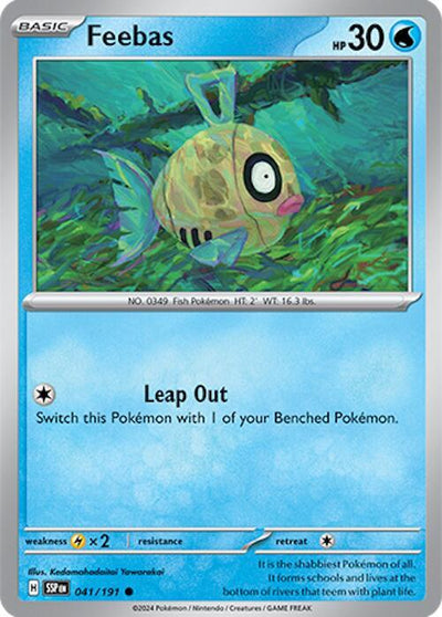 Feebas - 041/191 Common SV08: Surging Sparks 041/191 NM