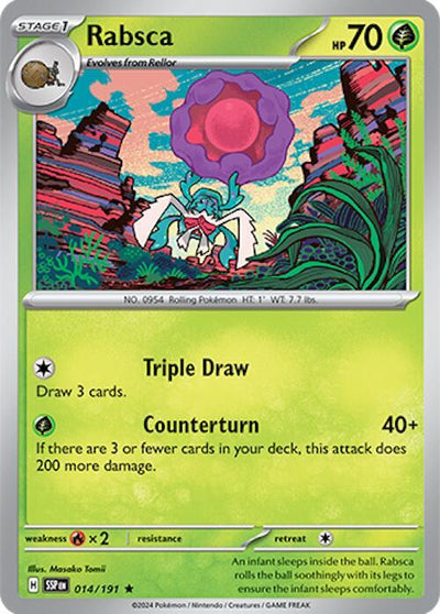 Rabsca Rare SV08: Surging Sparks 014/191 NM