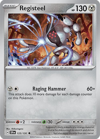 Registeel Uncommon SV08: Surging Sparks 125/191 NM