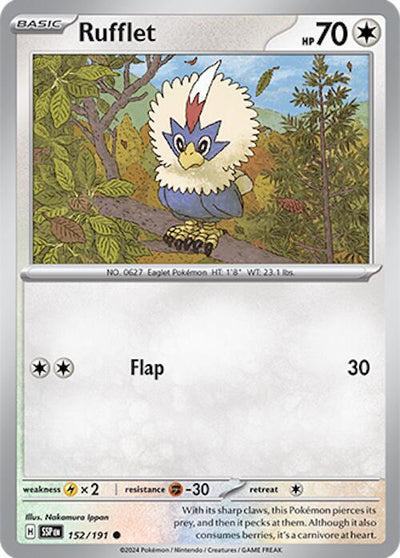 Rufflet Common SV08: Surging Sparks 152/191 NM