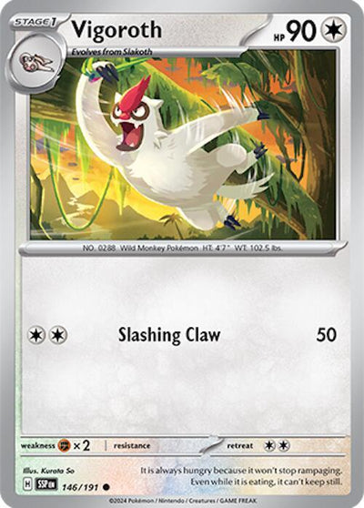 Vigoroth Common SV08: Surging Sparks 146/191 NM