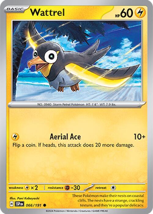 Wattrel Common SV08: Surging Sparks 066/191 NM