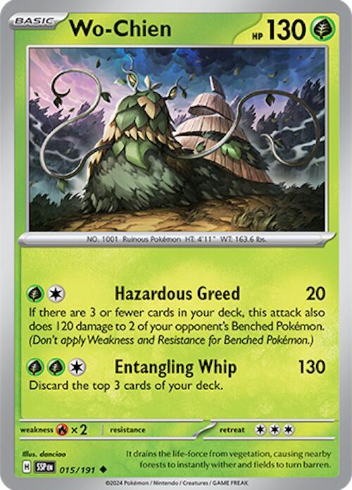 Wo-Chien Uncommon SV08: Surging Sparks 015/191 NM