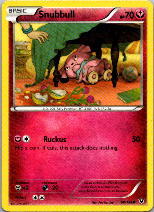 Snubbull Common XY - Fates Collide 68/124 NM