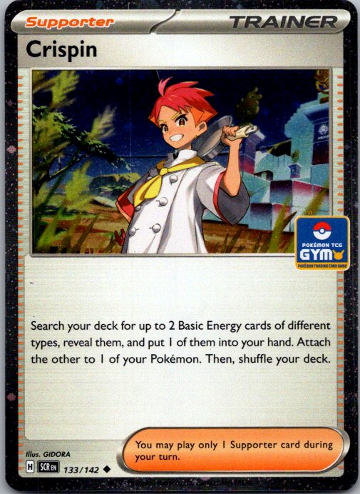 Holo Gym Stamp Crispin 133/142 NM