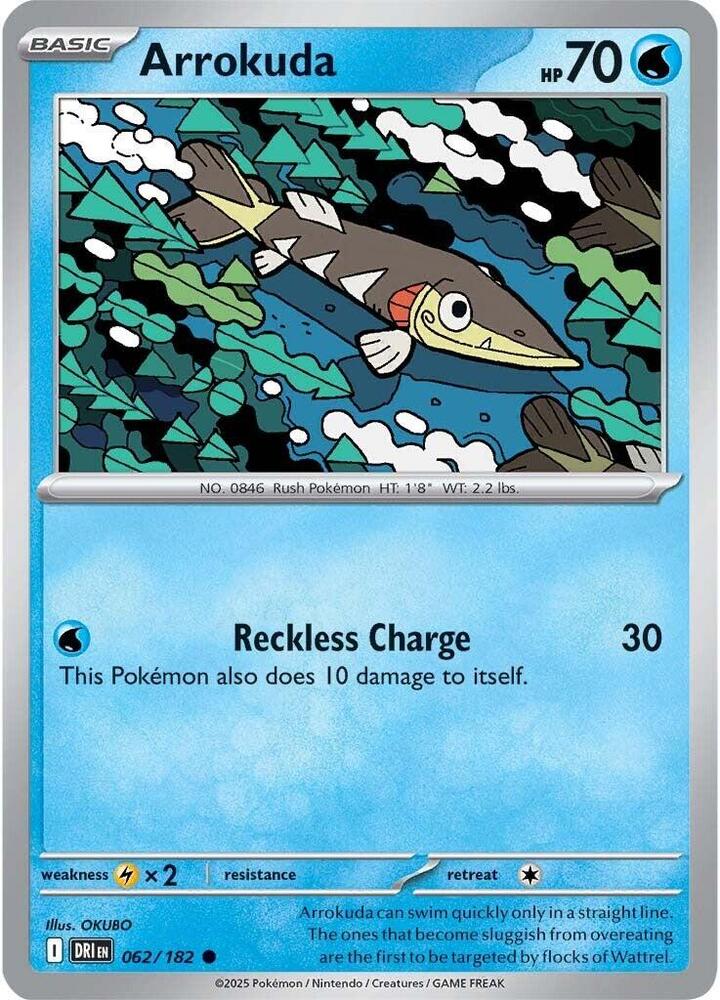 Arrokuda 062/182 Common SV10: Destined Rivals NM