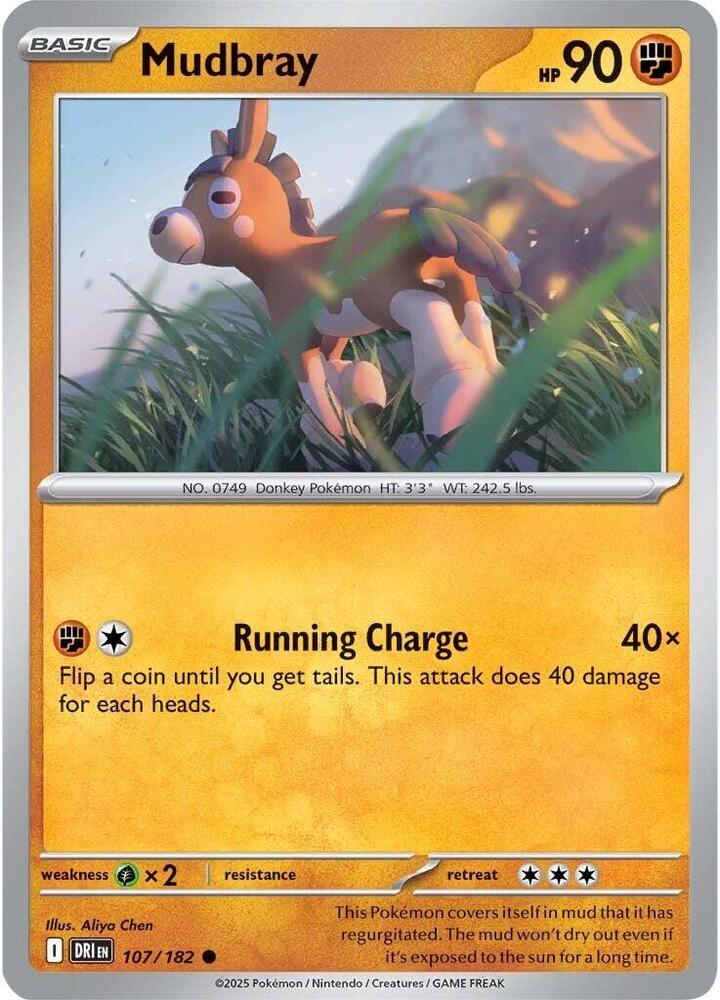 Mudbray 107/182 Common SV10: Destined Rivals NM