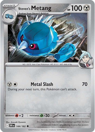 Steven's Metang 144/182 Uncommon SV10: Destined Rivals NM