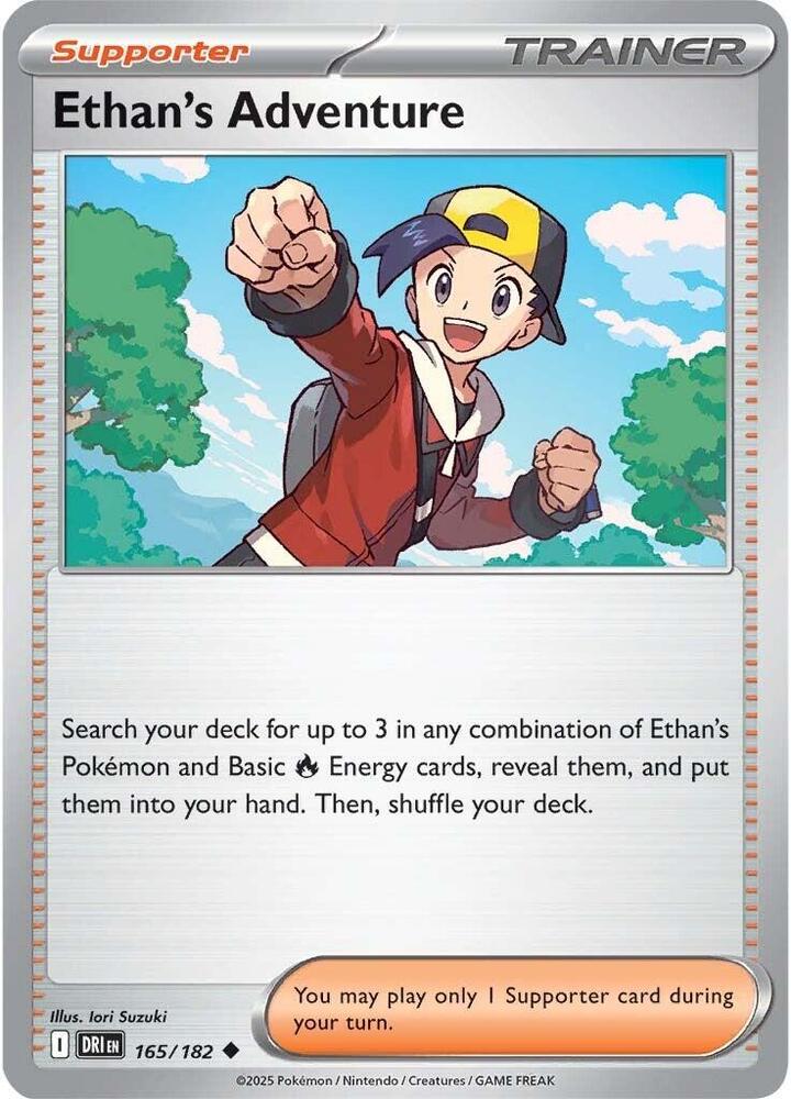 Ethan's Adventure - 165/182 165/182 Uncommon SV10: Destined Rivals NM