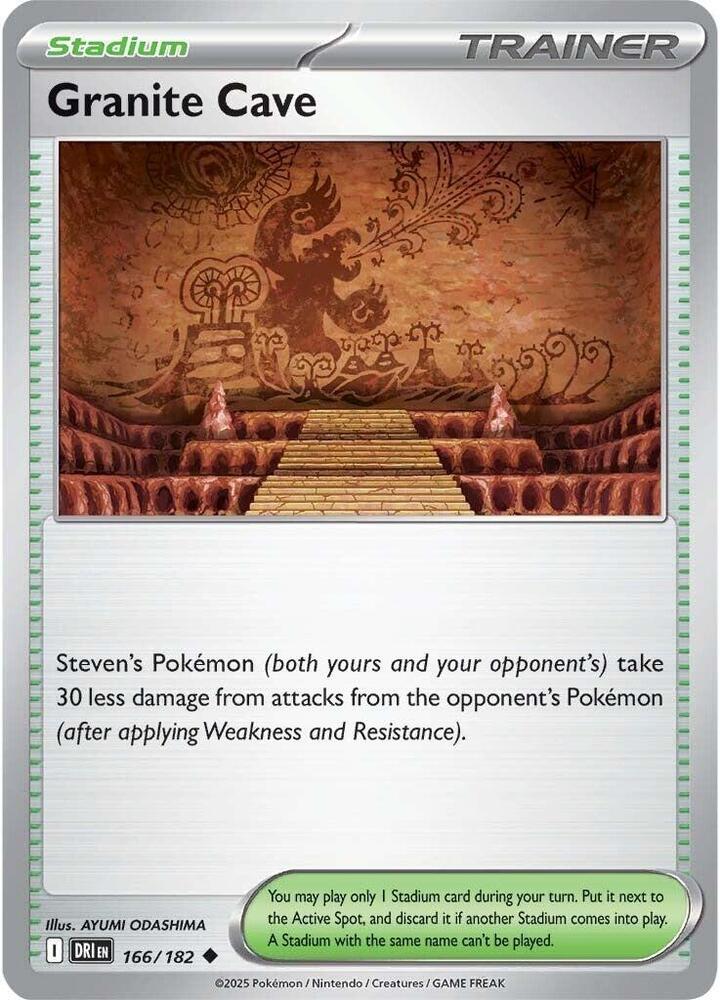 Granite Cave 166/182 Uncommon SV10: Destined Rivals NM