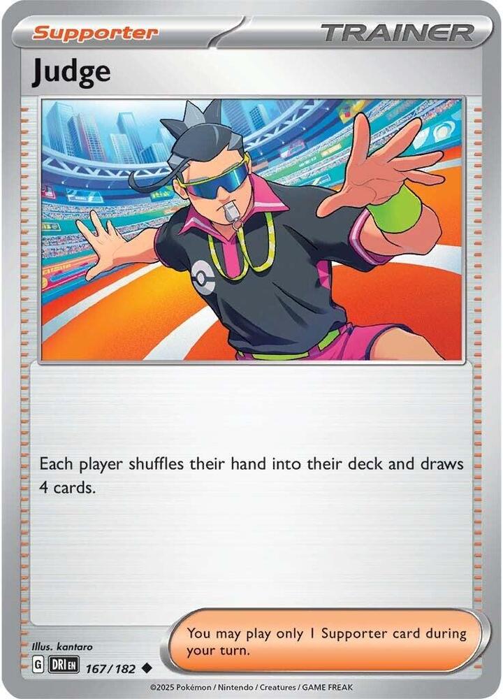Judge - 167/182 167/182 Uncommon SV10: Destined Rivals NM