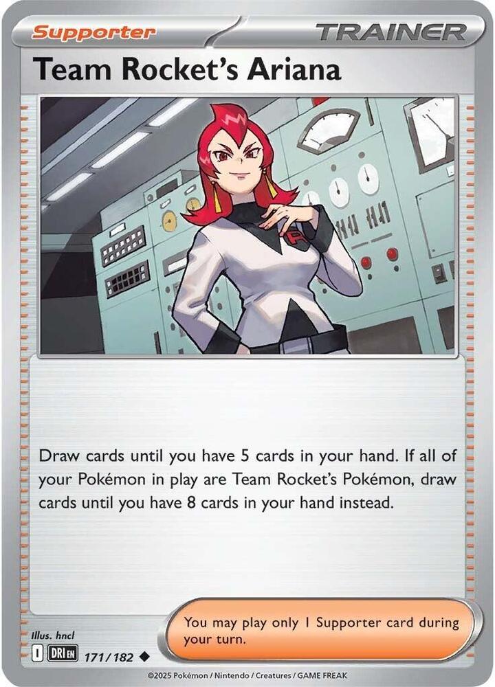 Team Rocket's Ariana - 171/182 171/182 Uncommon SV10: Destined Rivals NM
