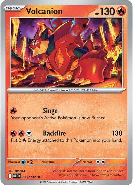 Volcanion Uncommon ME01: Mega Evolution 025/132 NM