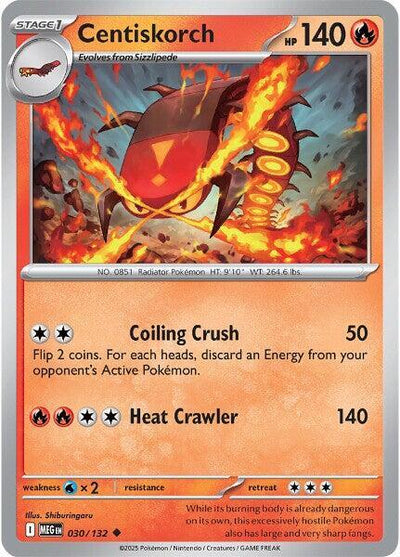 Centiskorch Uncommon ME01: Mega Evolution 030/132 NM