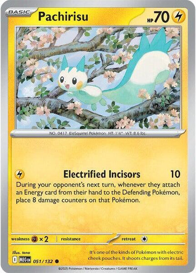 Pachirisu Common ME01: Mega Evolution 051/132 NM