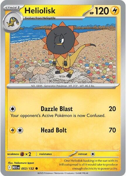 Heliolisk Common ME01: Mega Evolution 053/132 NM