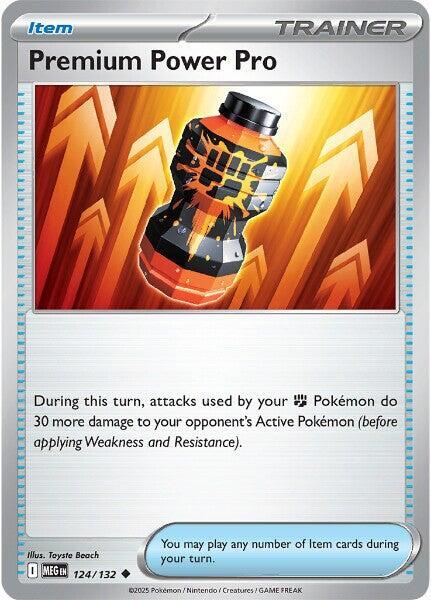 Premium Power Pro - 124/132 Uncommon ME01: Mega Evolution 124/132 NM