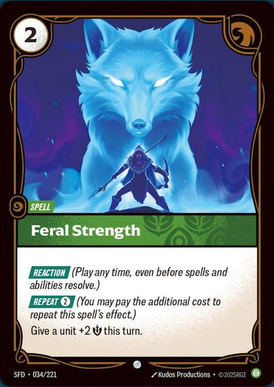 Feral Strength Common Spiritforged 034/221 NM