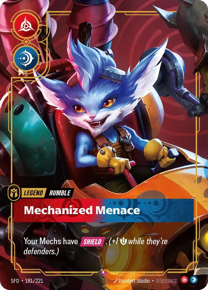 Rumble - Mechanized Menace Rare Spiritforged 181/221 NM