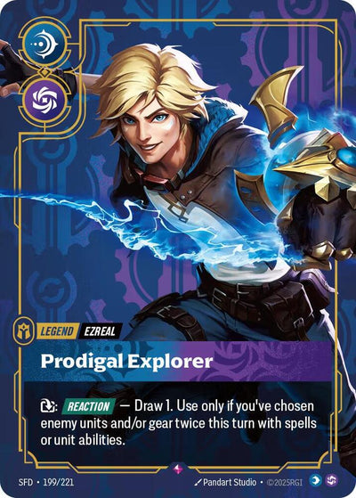 Ezreal - Prodigal Explorer Rare Spiritforged 199/221 NM