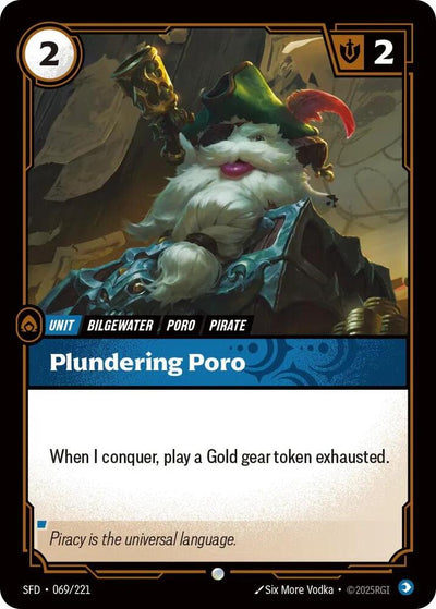 Plundering Poro Common Spiritforged 069/221 NM