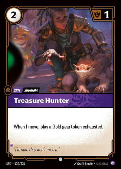 Treasure Hunter Common Spiritforged 130/221 NM