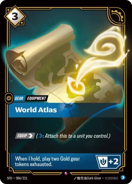 World Atlas Rare Spiritforged 086/221 NM