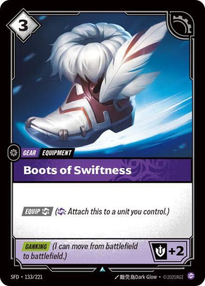 Boots of Swiftness Uncommon Spiritforged 133/221 NM