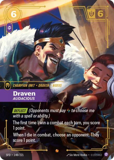 Draven - Audacious Epic Spiritforged 148/221 NM