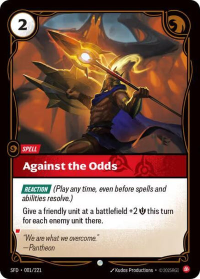 Against the Odds Common Spiritforged 001/221 NM