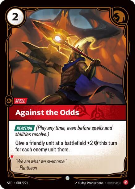 Against the Odds Common Spiritforged 001/221 NM