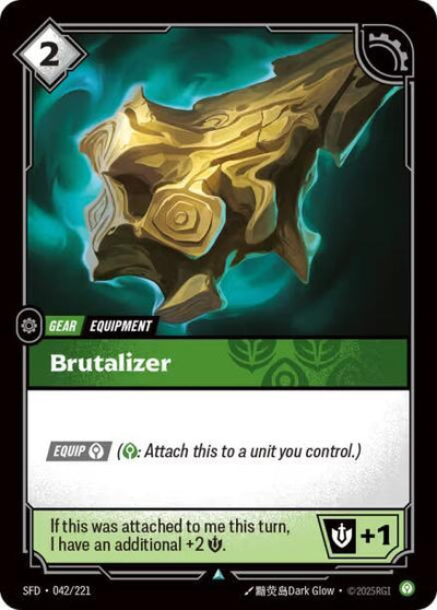 Brutalizer Uncommon Spiritforged 042/221 NM