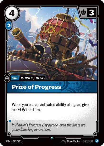 Prize of Progress Uncommon Spiritforged 075/221 NM