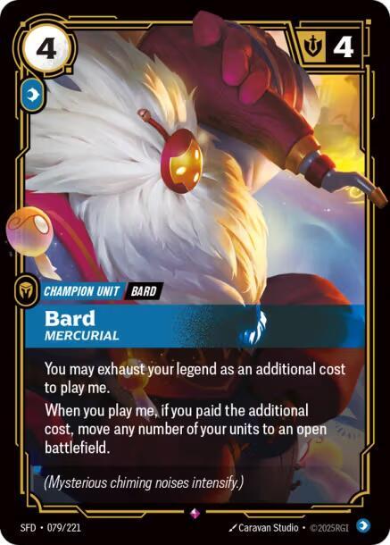 Bard - Mercurial Rare Spiritforged 079/221 NM