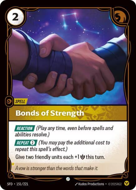 Bonds of Strength Common Spiritforged 151/221 NM
