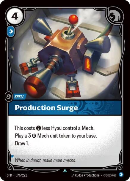 Production Surge Uncommon Spiritforged 076/221 NM